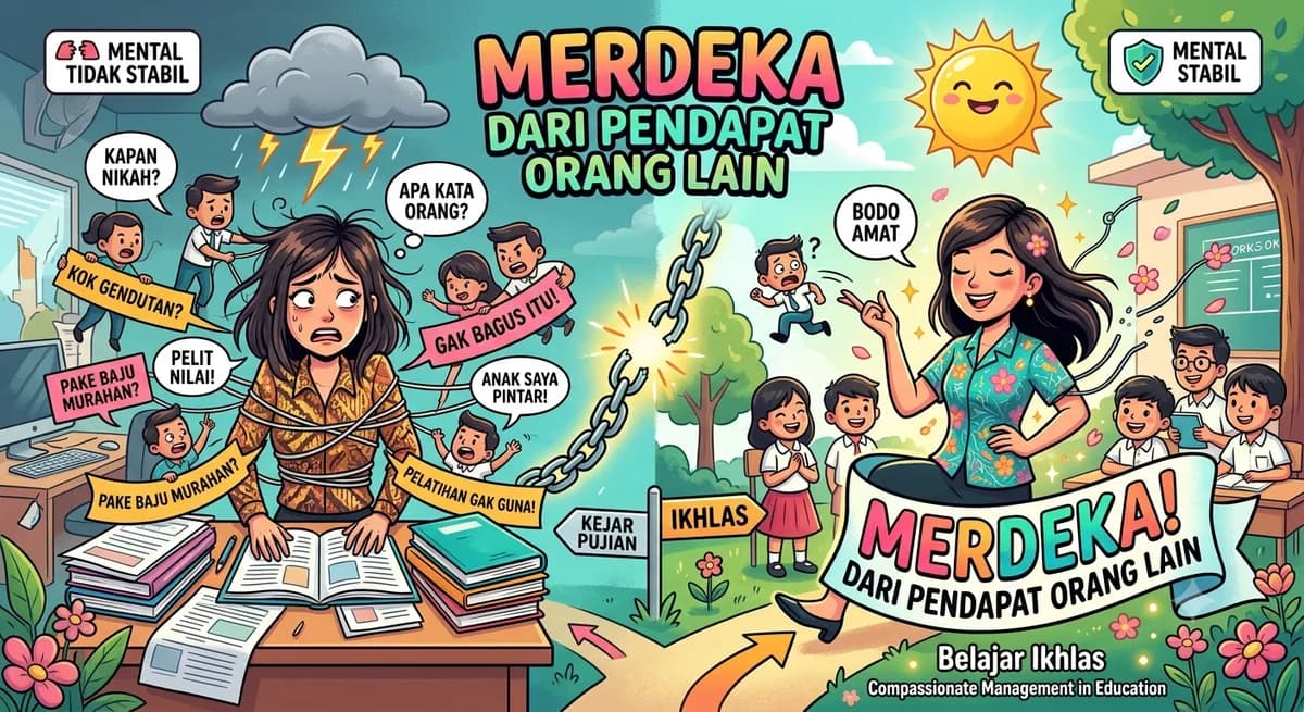 Merdeka dari Pendapat Orang Lain: Belajar Ikhlas Agar Mental Lebih Stabil