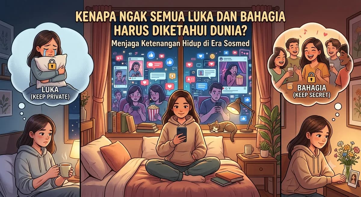 Kenapa Nggak Semua Luka dan Bahagia Harus Diketahui Dunia?