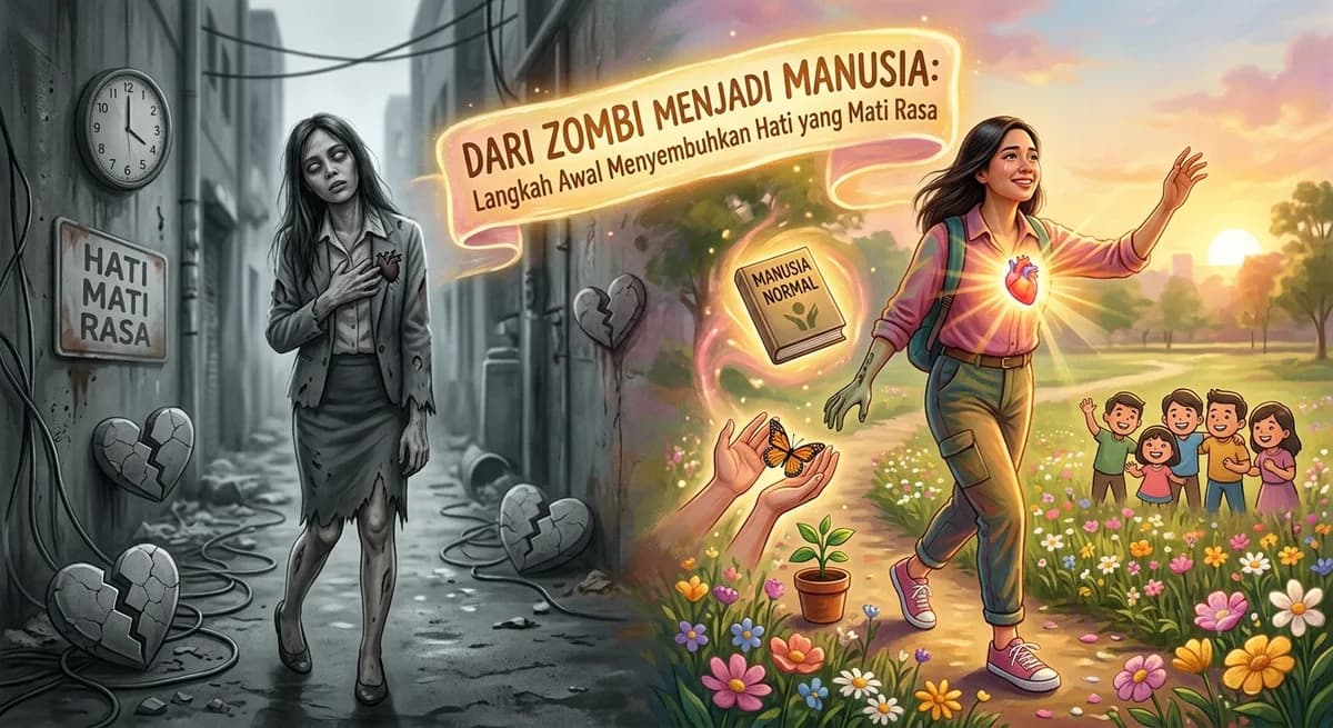 Dari Zombi Menjadi Manusia: Langkah Awal Menyembuhkan Hati yang Mati Rasa