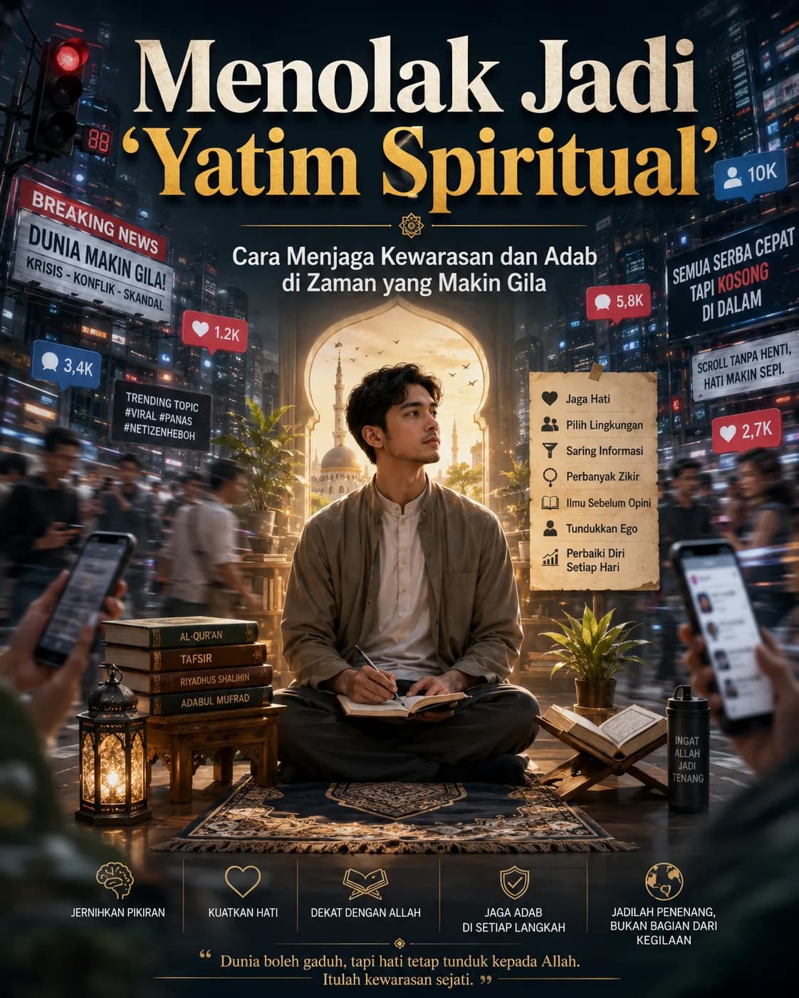   Bukan Kurang Kasih Sayang, Ini Alasan 'Yatim Akhlak' Jadi Fenomena Paling Ngeri di Era Digital