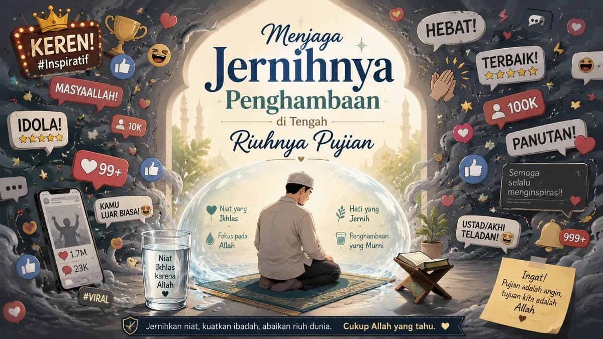 Menjaga Jernihnya Penghambaan di Tengah Riuhnya Pujian