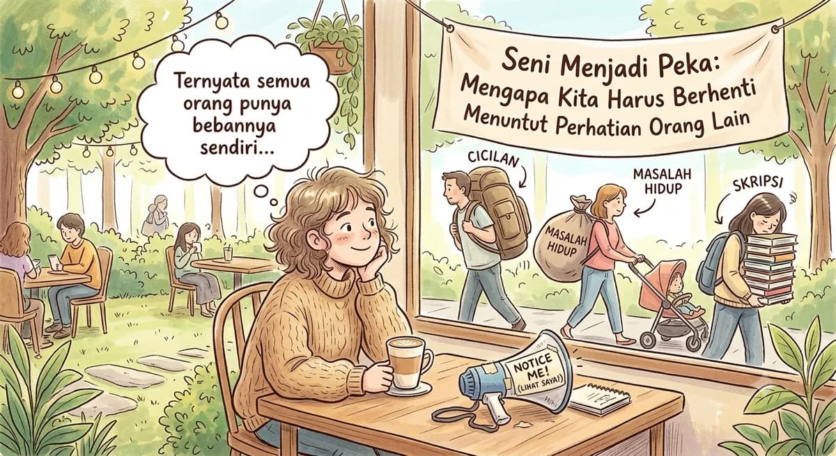 Seni Menjadi Peka: Mengapa Kita Harus Berhenti Menuntut Perhatian Orang Lain