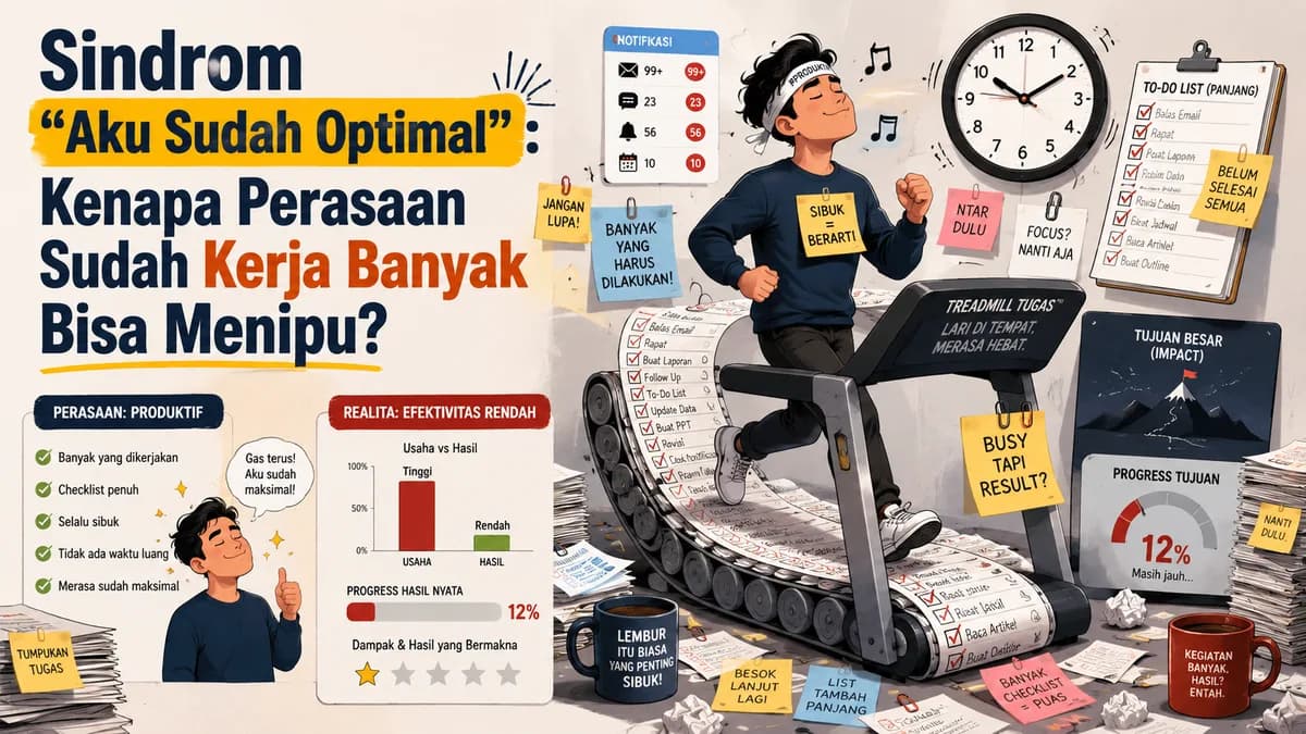 Sindrom "Aku Sudah Optimal": Kenapa Perasaan Sudah Kerja Banyak Bisa Menipu?