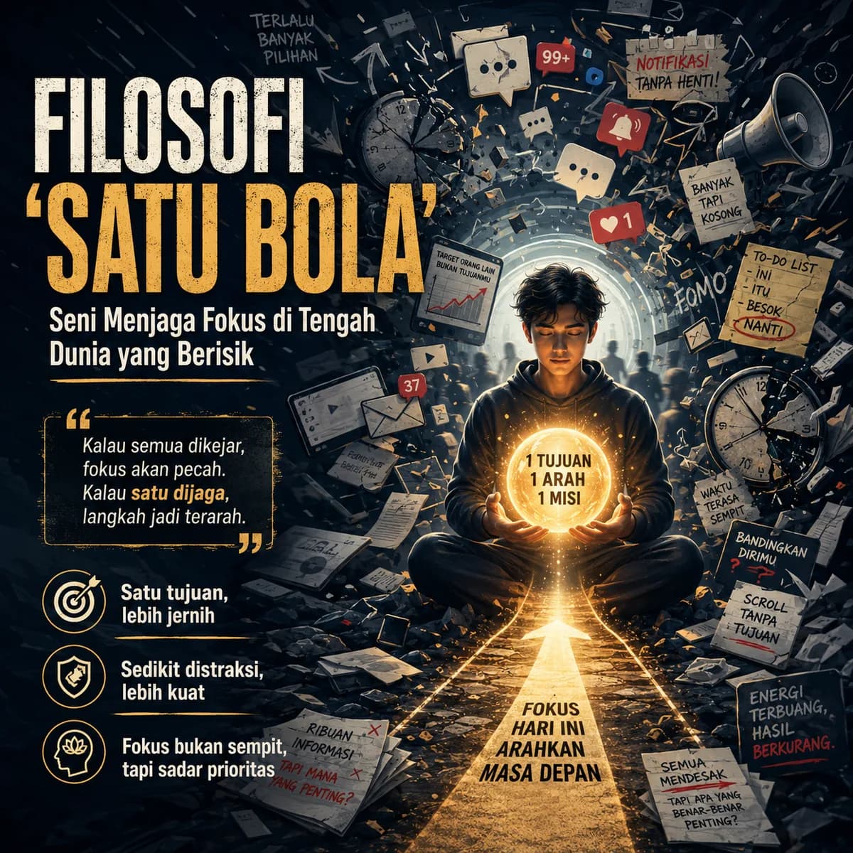 Filosofi "Satu Bola": Seni Menjaga Fokus di Tengah Dunia yang Berisik