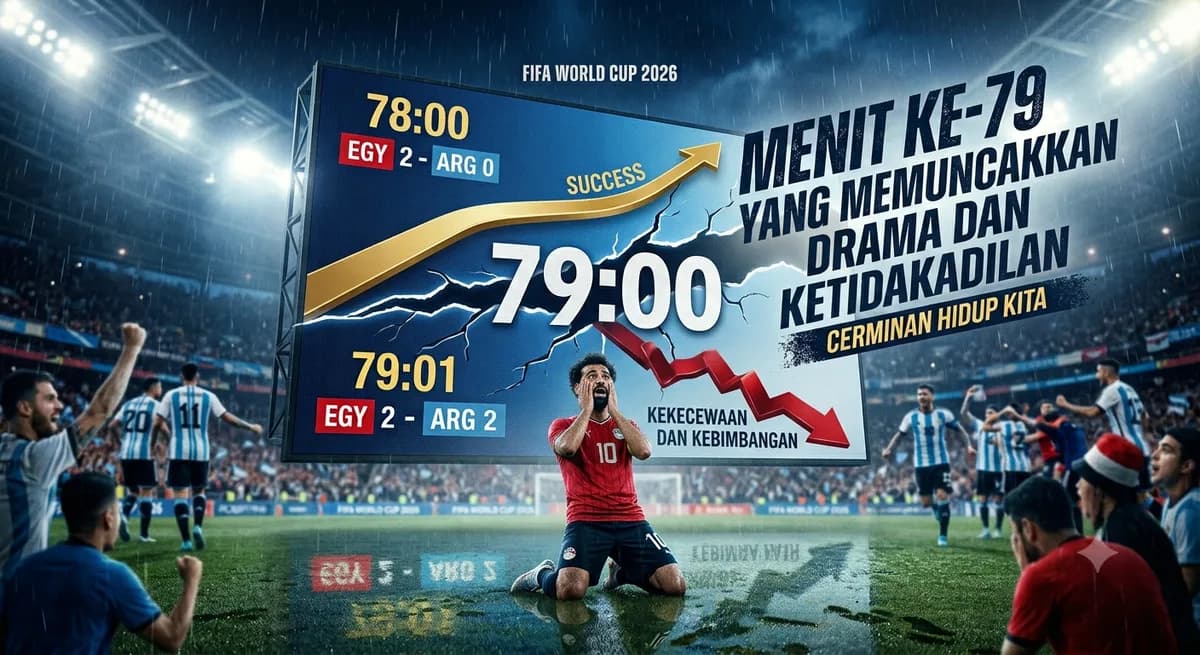 Menit ke-79 yang Mengubah Segalanya: Mengapa Tikungan Takdir Mesir vs Argentina Adalah Cerminan Hidup Kita?