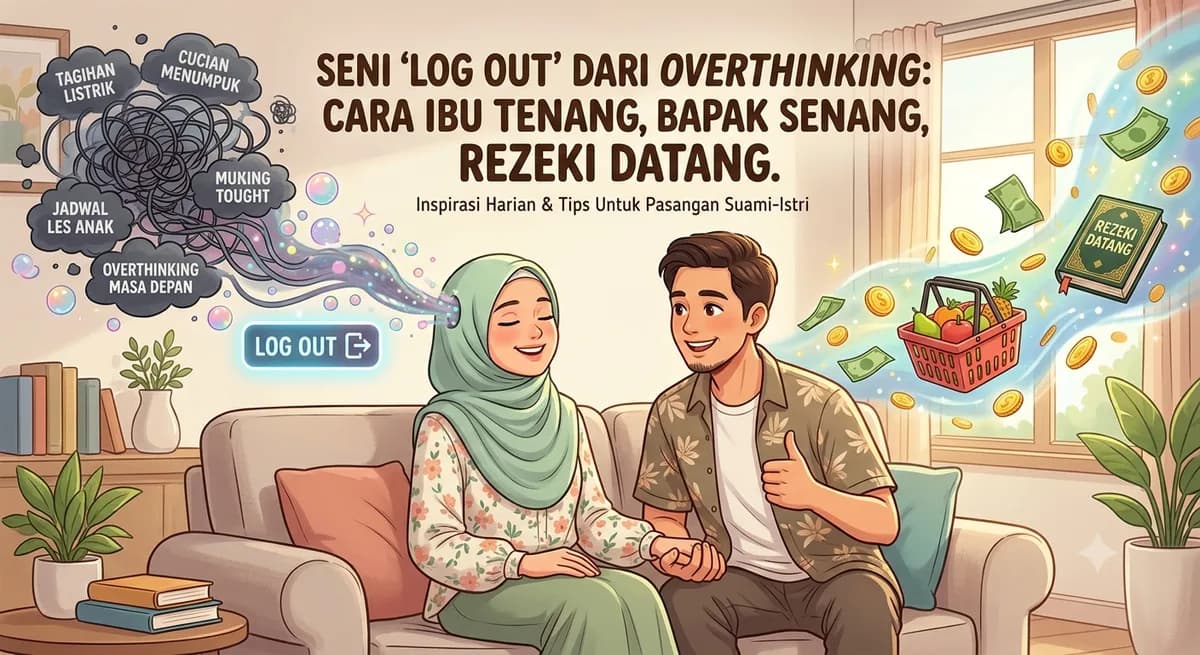 Seni 'Log Out' dari Overthinking: Cara Ibu Tenang, Bapak Senang, Rezeki Datang
