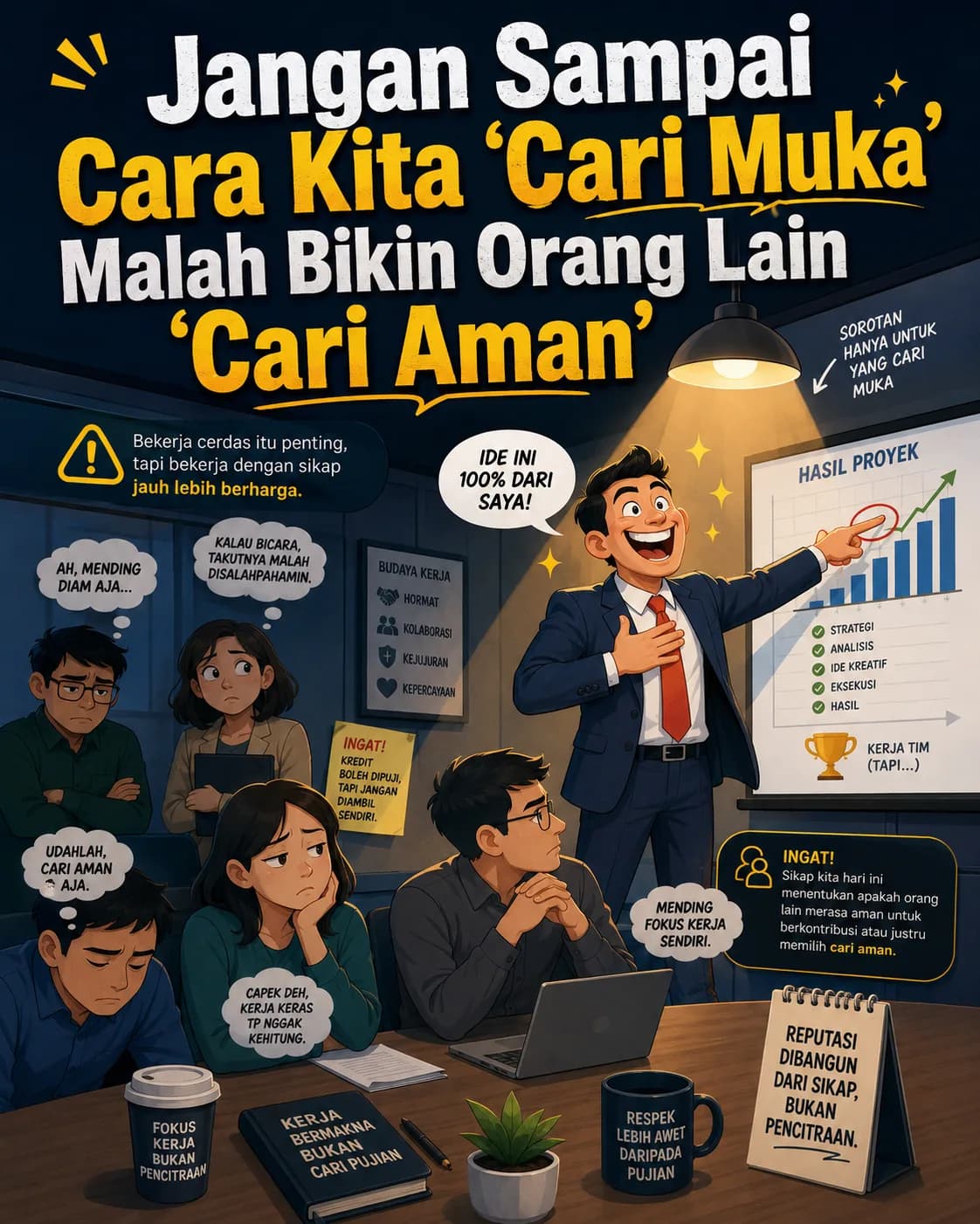 Jangan Sampai Cara Kita "Cari Muka" Malah Bikin Orang Lain "Cari Aman"