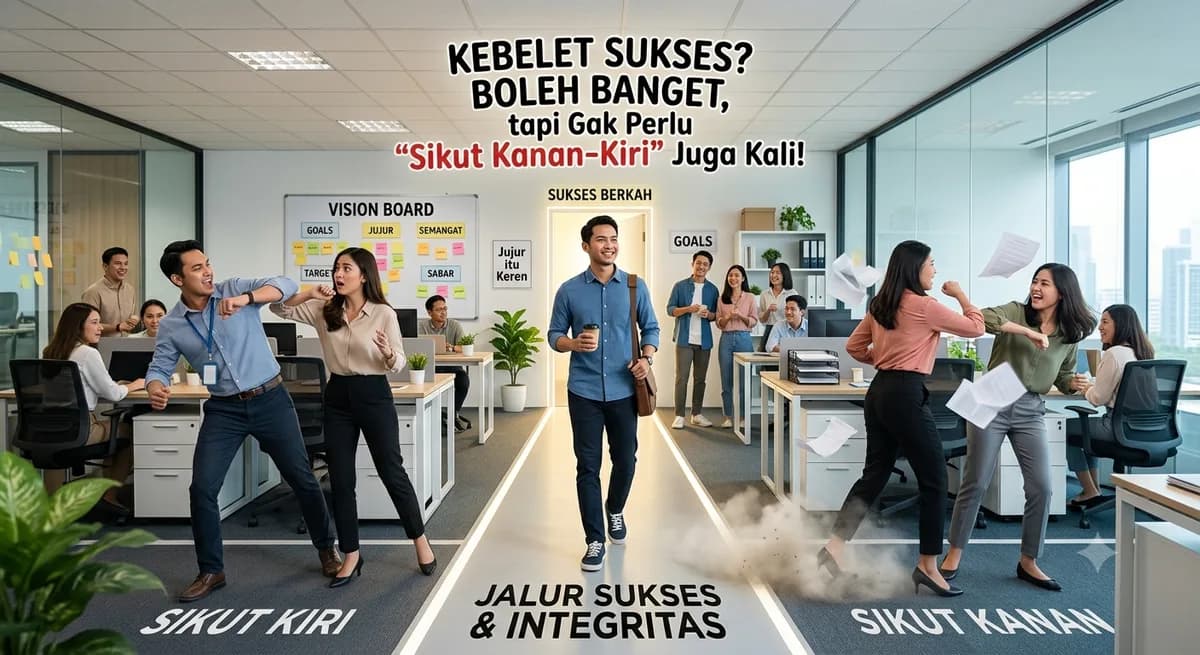 Kebelet Sukses? Boleh Banget, tapi Gak Perlu 'Sikut Kanan-Kiri' Juga Kali!