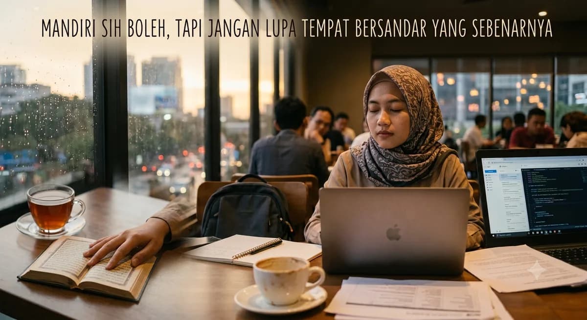 Mandiri Sih Boleh, Tapi Jangan Lupa Tempat Bersandar yang Sebenarnya