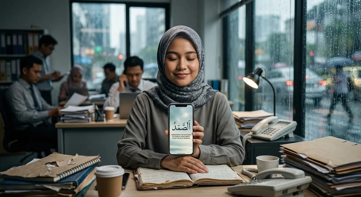 Menemukan Ketenangan di Tengah Badai Hidup Lewat Sifat Al-Shamad