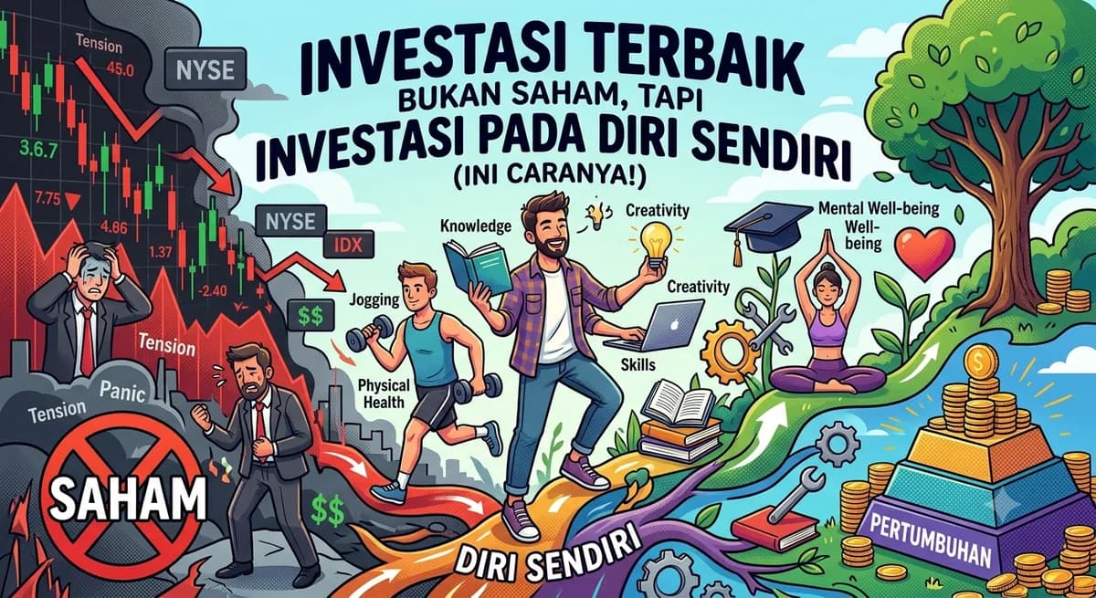 Investasi Terbaik Bukan Saham, Tapi Investasi pada Diri Sendiri (Ini Caranya!)