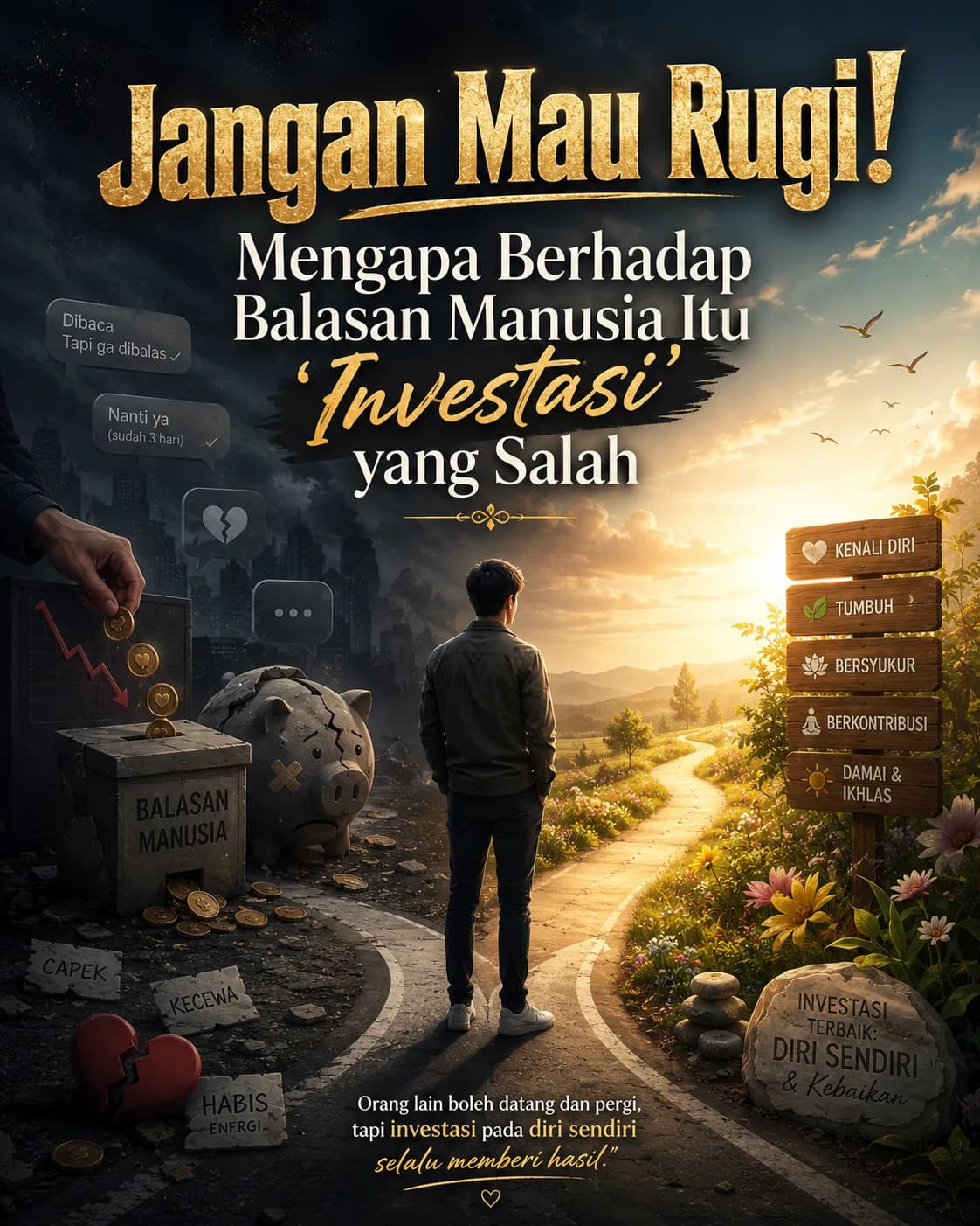 Jangan Mau Rugi! Mengapa Berhadap Balasan Manusia Itu 'Investasi' yang Salah