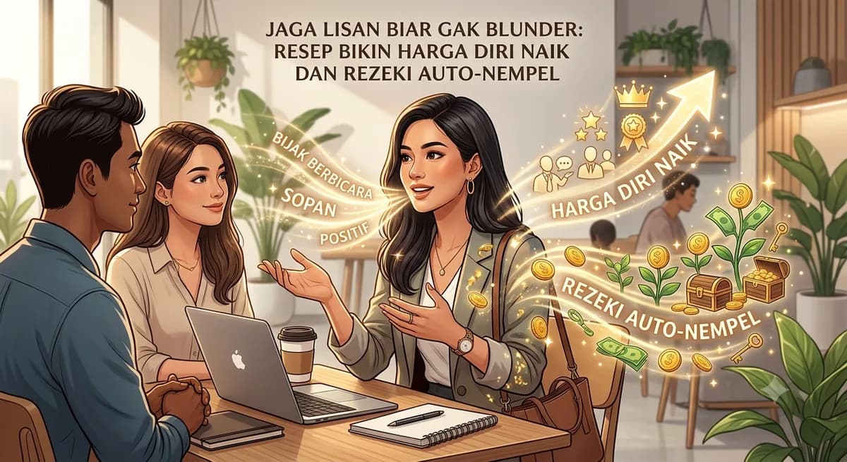 Jaga Lisan Biar Gak Blunder:  Resep Bikin Harga Diri NAIK dan Rezeki Auto-Nempel