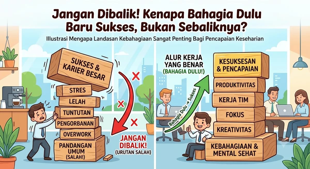 Jangan Dibalik! Kenapa Bahagia Dulu Baru Sukses, Bukan Sebaliknya?
