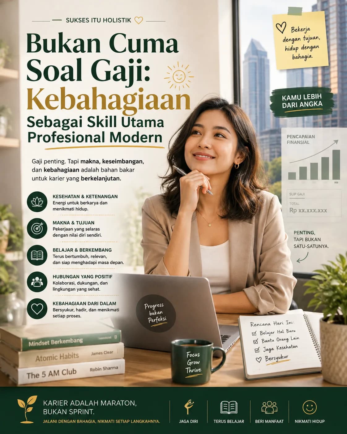 Bukan Cuma Soal Gaji: Kebahagiaan Sebagai Skill Utama Profesional Modern