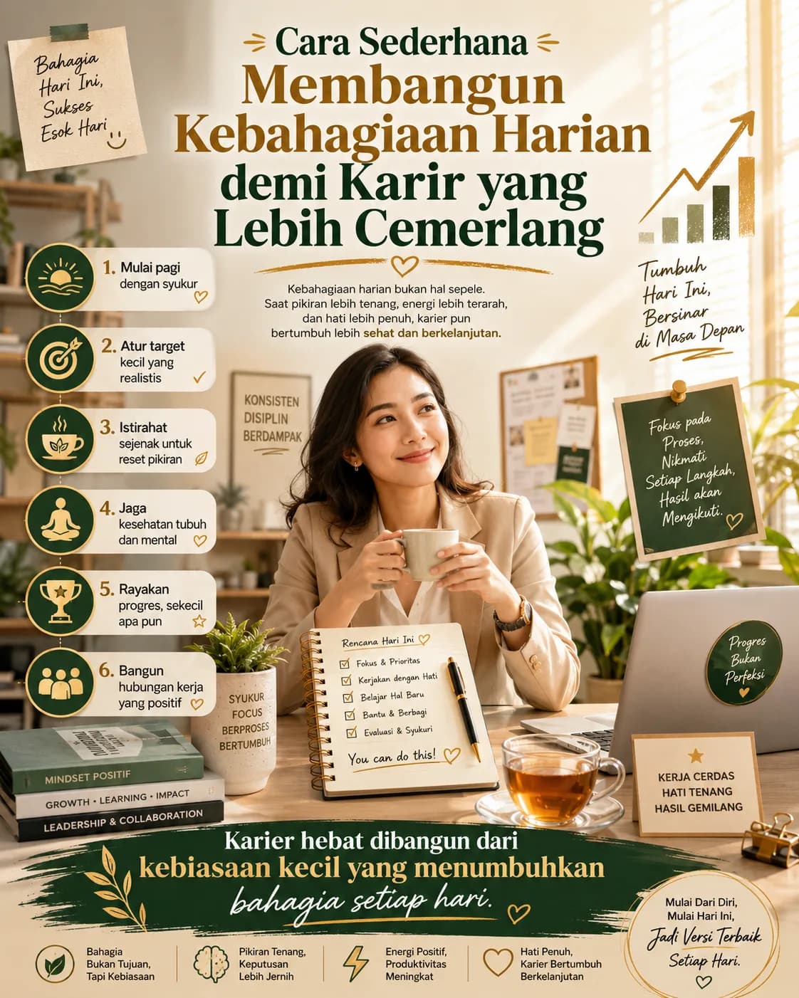 Cara Sederhana Membangun Kebahagiaan Harian demi Karir yang Lebih Cemerlang