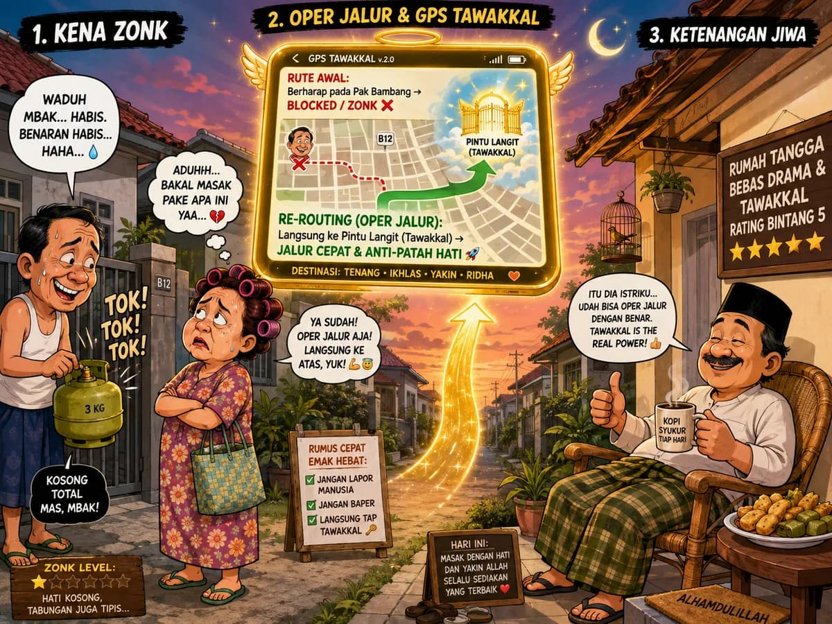 Seni 'Oper Jalur' Saat Kena Zonk: Mengapa Kecewa Sama Manusia Itu Tanda Tawakkal Kita Lagi Nyasar?