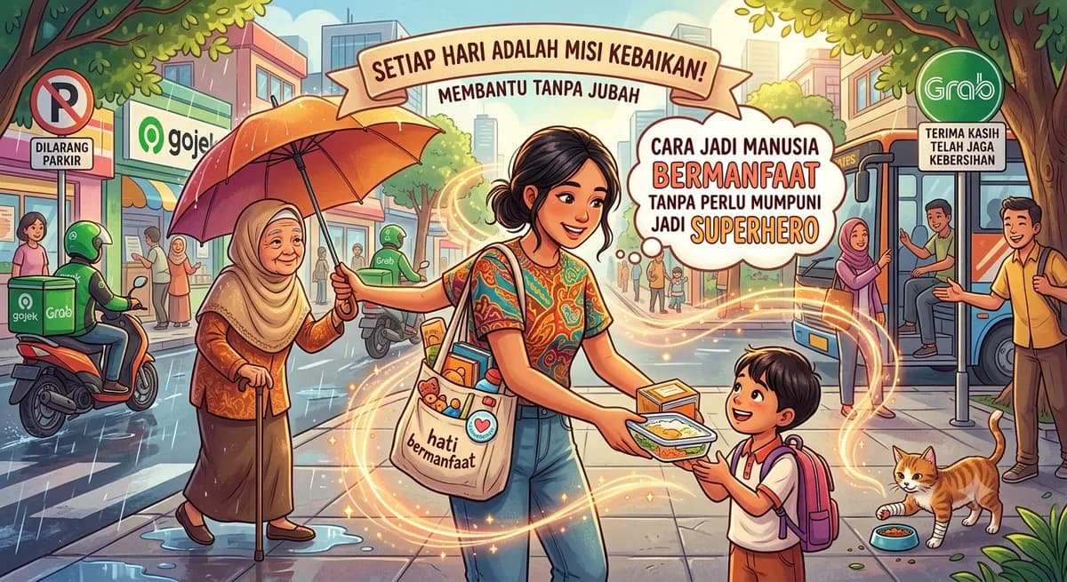 Cara Jadi Manusia Bermanfaat Tanpa Perlu Mumpuni Jadi Superhero