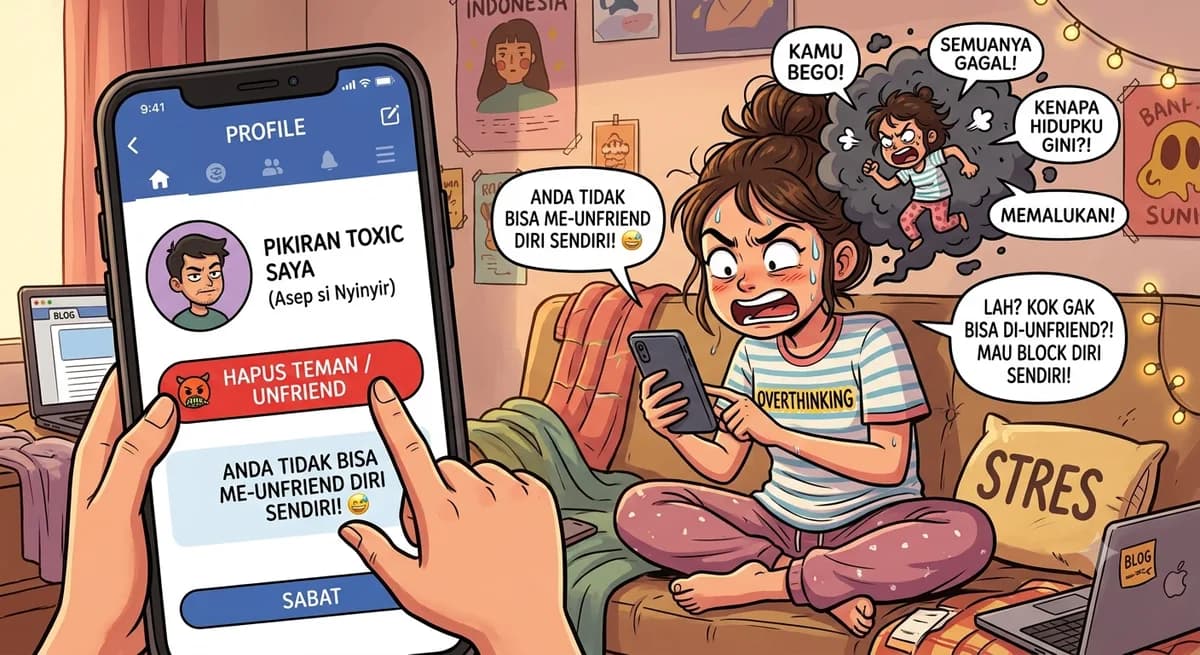 Kalau Teman Toxic Bisa Di-unfriend, Gimana Kalau yang Toxic Diri Sendiri?