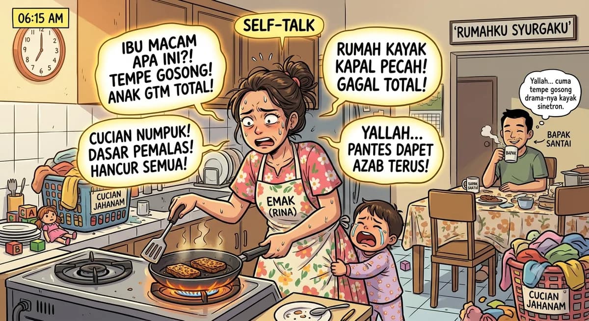 Saat Tempat Berteduh Justru Jadi Tempat Paling Kejam: Refleksi Self-Talk