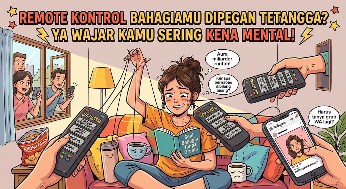 Remote Kontrol Bahagiamu Dipegang Tetangga? Ya Wajar Kamu Sering Kena Mental!