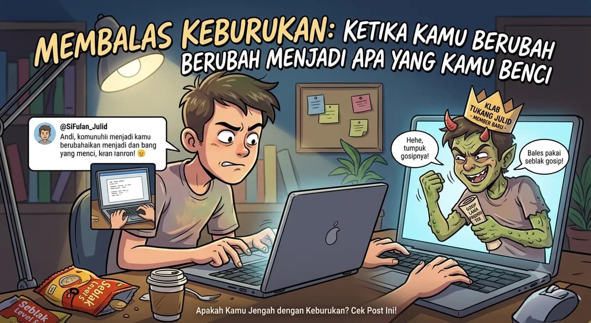 Membalas Keburukan: Ketika Kamu Berubah Menjadi Apa yang Kamu Benci
