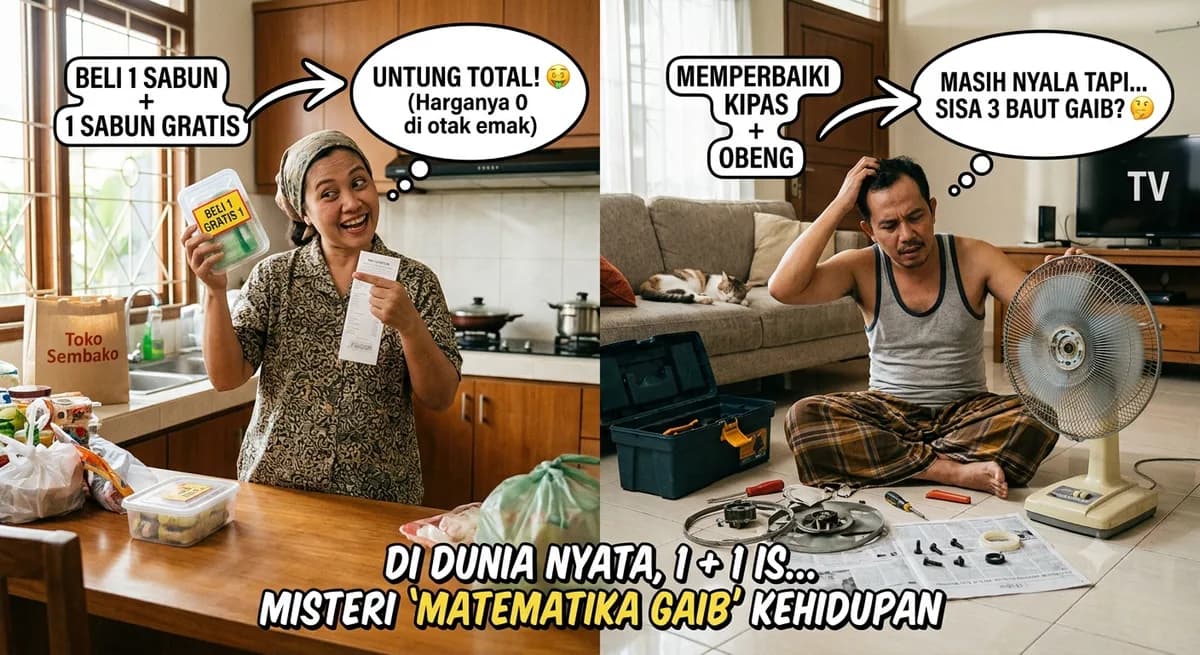 Kenapa 1 + 1 di Dunia Nyata Enggak Selalu Jadi 2?