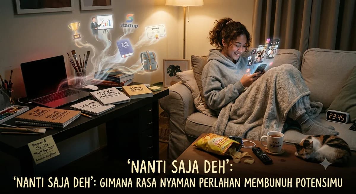 Nanti Saja Deh": Gimana Rasa Nyaman Perlahan Membunuh Potensimu