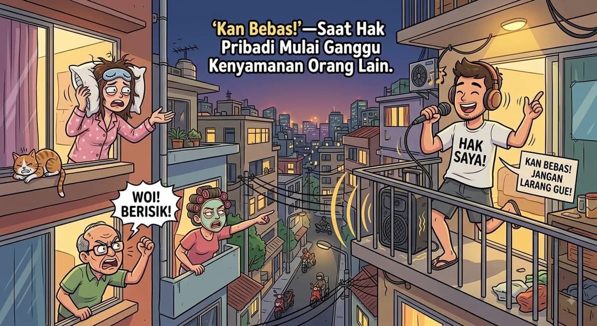 Kan Bebas!"—Saat Hak Pribadi Mulai Ganggu Kenyamanan Orang Lain