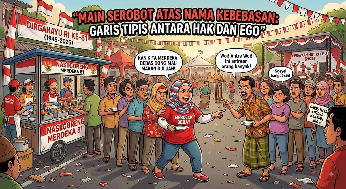 Main Serobot Atas Nama Kebebasan: Garis Tipis Antara Hak dan Ego