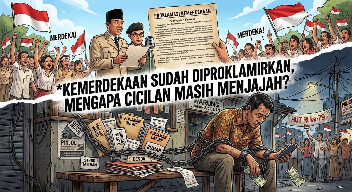 Kemerdekaan Sudah Diproklamirkan, Mengapa Cicilan Masih Menjajah?