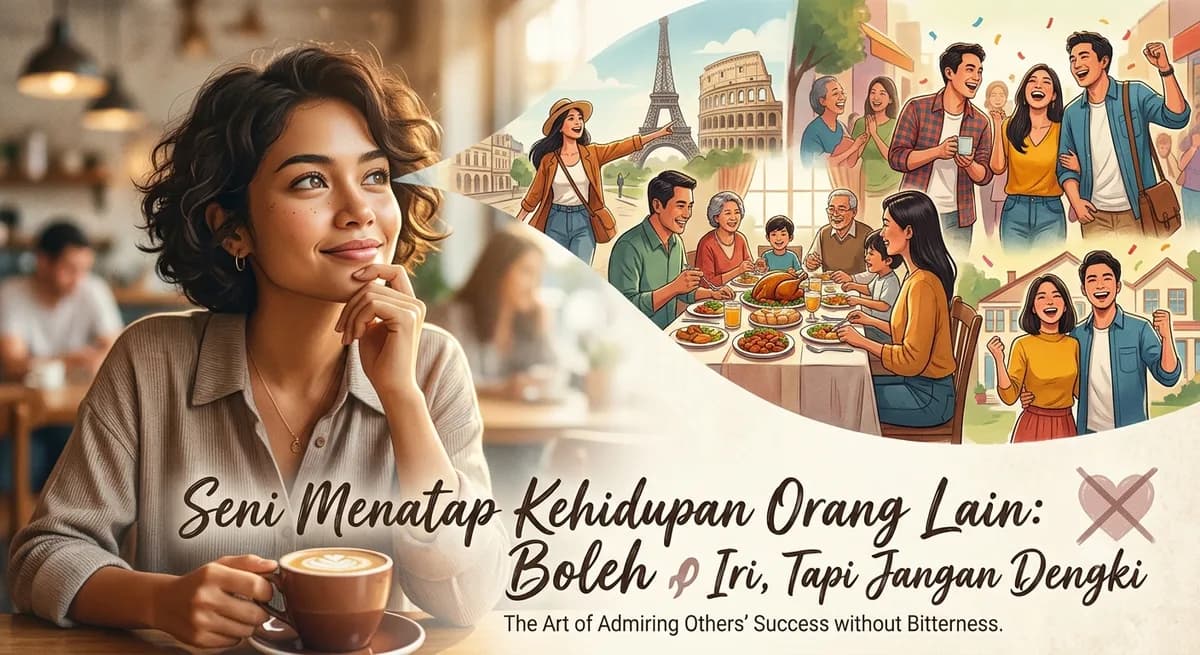 Seni Menatap Kehidupan Orang Lain: Boleh Iri, Tapi Jangan Dengki