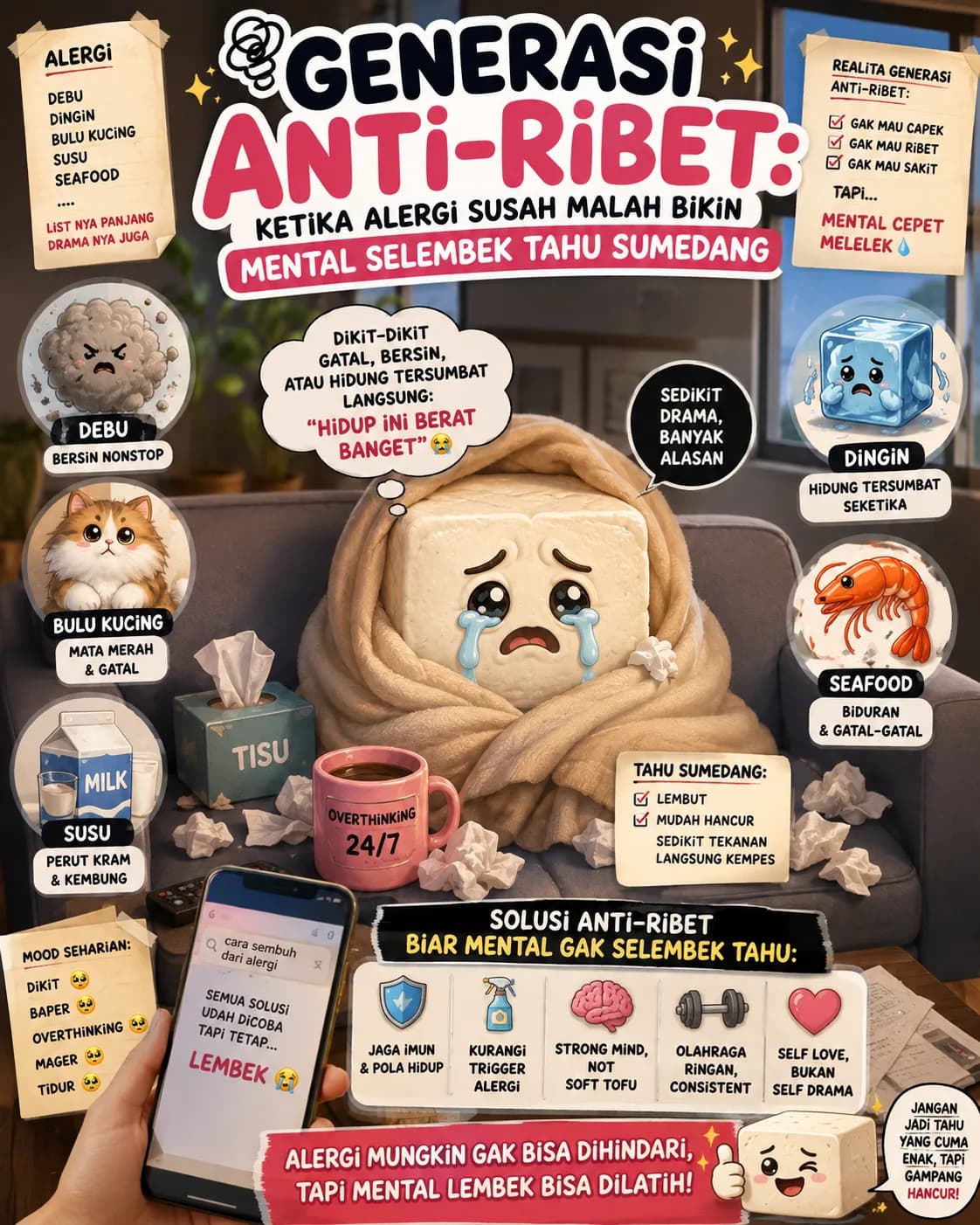Generasi Anti-Ribet: Ketika Alergi Susah Malah Bikin Mental Selembek Tahu Sumedang