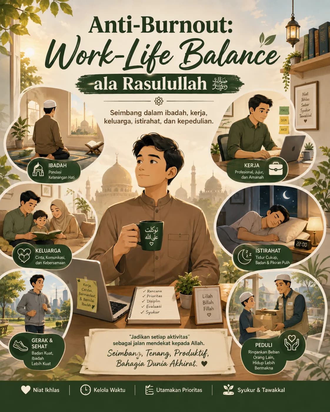 "Anti-Burnout: Work-Life Balance ala Rasulullah"